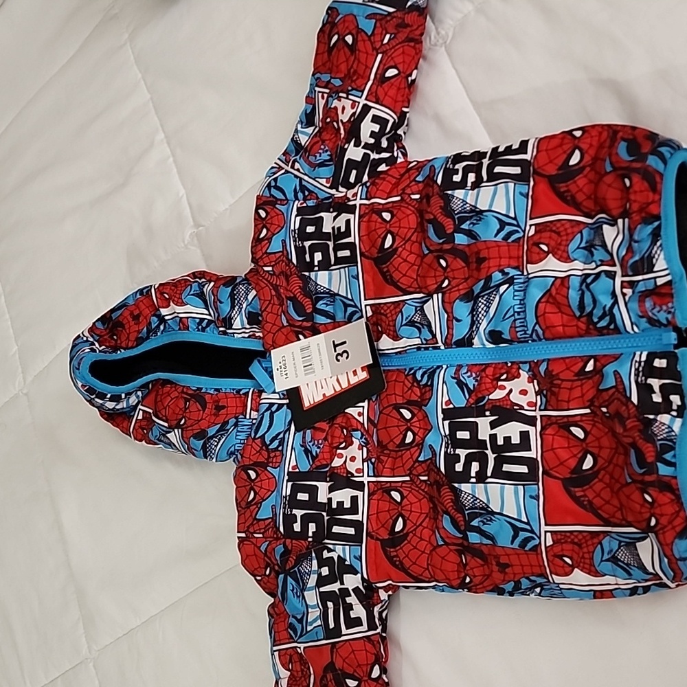 Marvel spider man jacket 3T kids for boy or girl